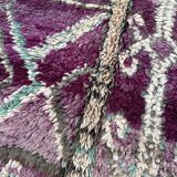 Moroccan carpet boujad purple - 214 x 350 cm