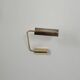 Applique vintage orientable en laiton, France, 1970