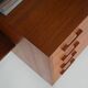 Modular shelving Kai Kristiansen, teak veneer, Danish design 1960s