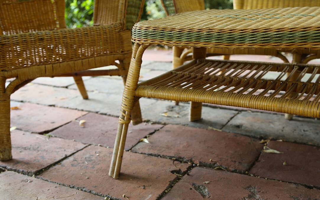 Rattan Garden Furniture, Early 20th Century