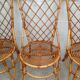 Rattan chairs by Louis Sognot