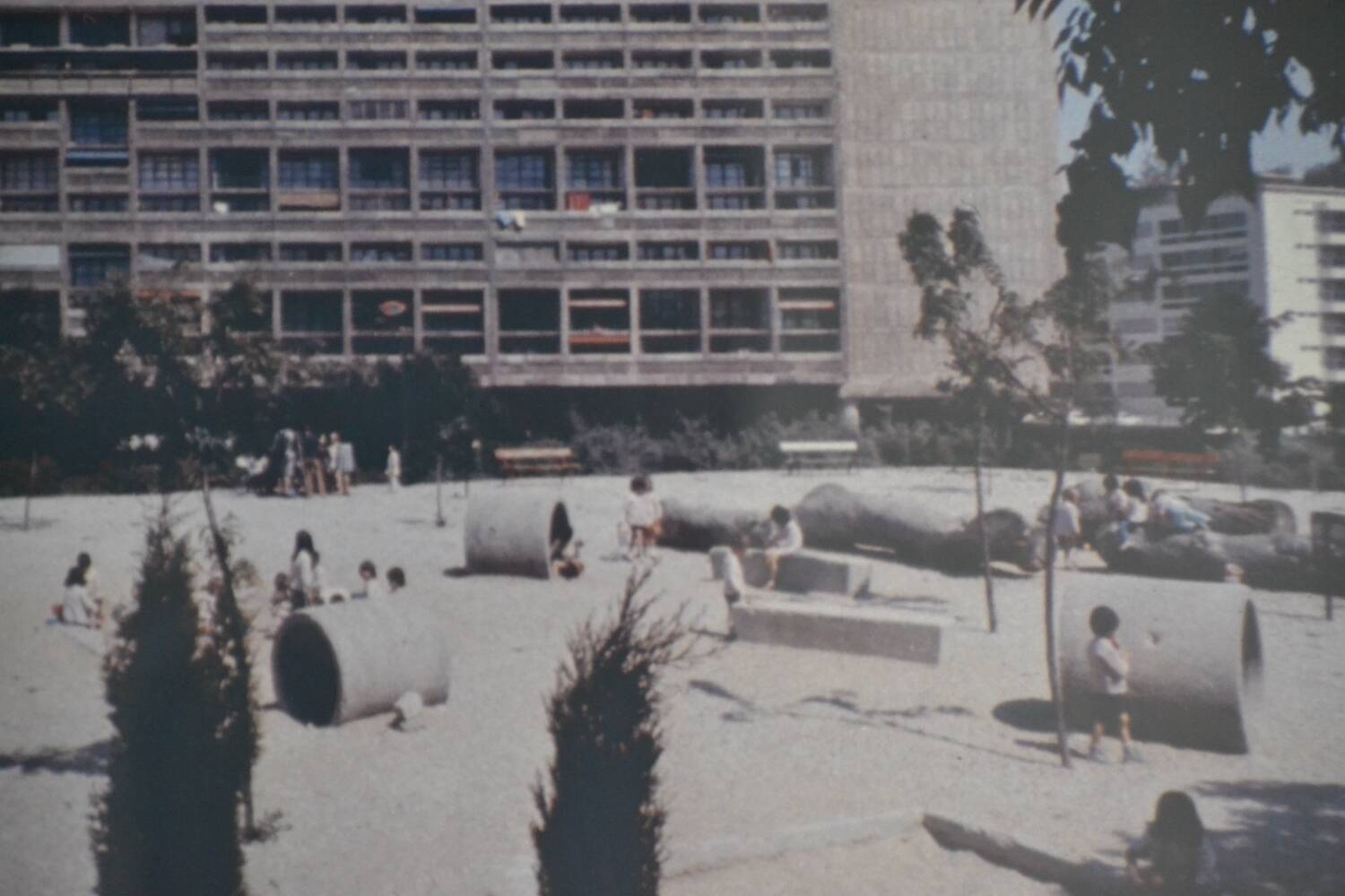 Photograph of the Radiant City of Marseille by Le Corbusier