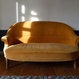 Sofa velvet seat vintage