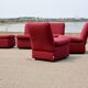 5-seater modular sofa, France, late 1970s.