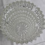 Seau à glaçons en verre moulé