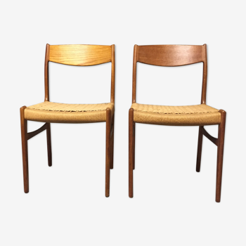 Danish chairs by Niels O.Moller circa 1950