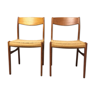 Danish chairs by Niels O.Moller circa 1950