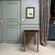 Table made of solid chestnut (renovated) or