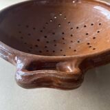Glazed earthenware drainer