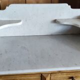 Bathroom furniture, marble and wood
