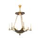 Baguès House. Empire style chandelier in gilded bronze. 1950s.