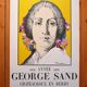 Affiche d'exposition vintage portrait de l'écrivaine George Sand 1979