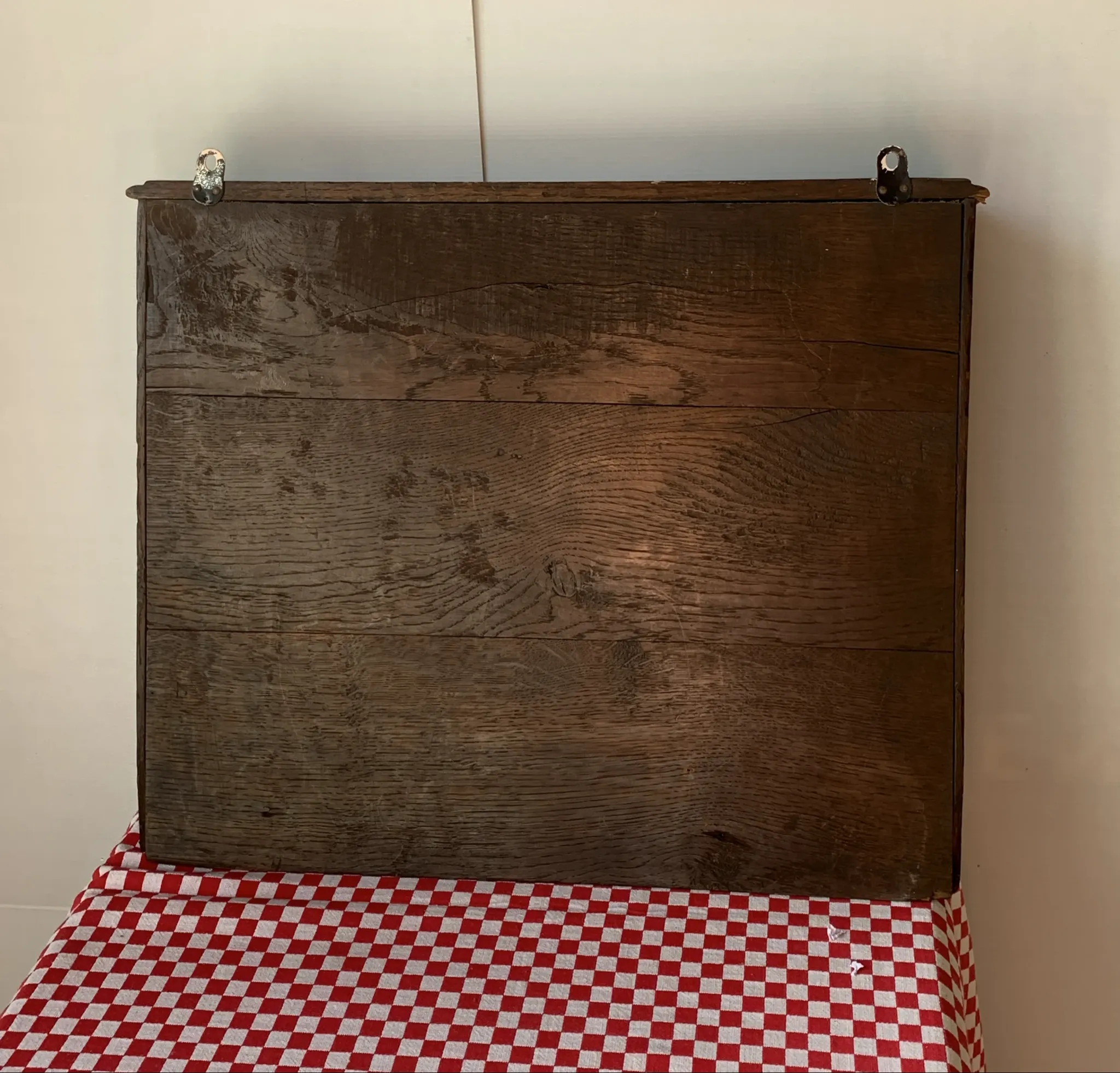 Antique wall shelf in solid oak and bronze - Rococo style XIX