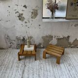 End stools for sofas pine mountain furniture 1960