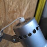 Vintage brushed aluminum wall light