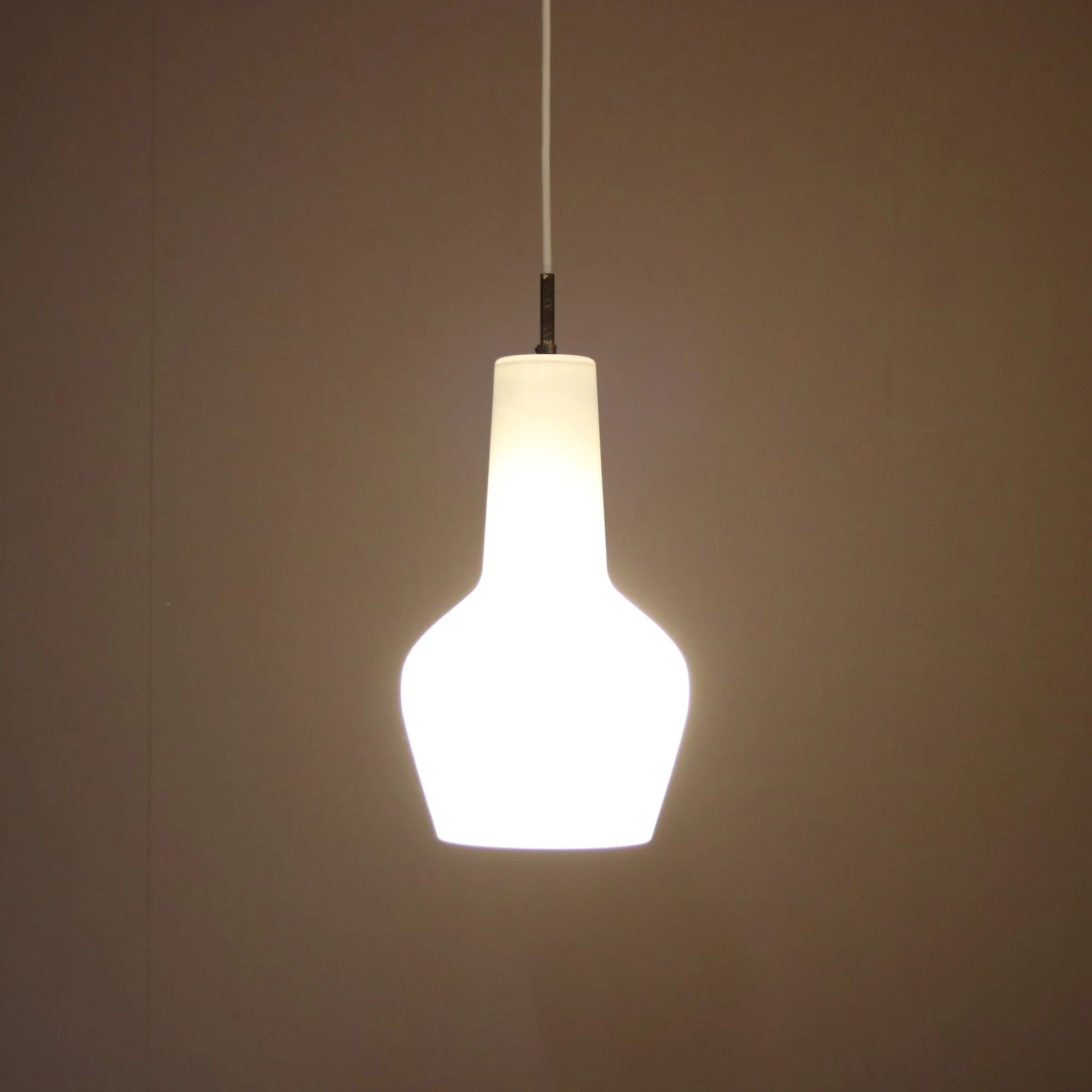 1950s Massimo Vignelli hanging lamp for Venini, Italy