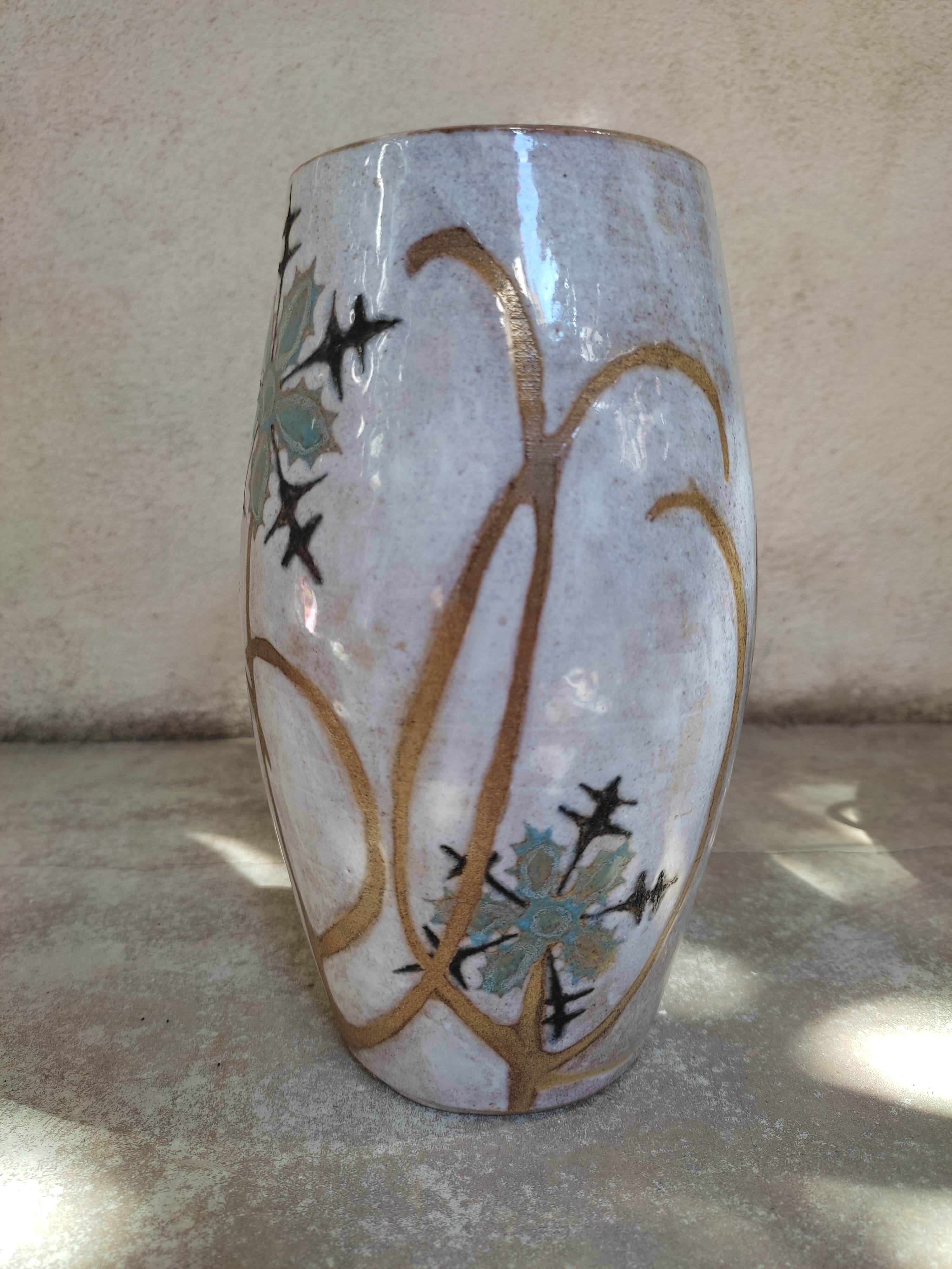 Vase en céramique émaillée