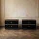 Pair of bedside tables Maison Roméo Paris by Jean-Claude Mahey, 1970s