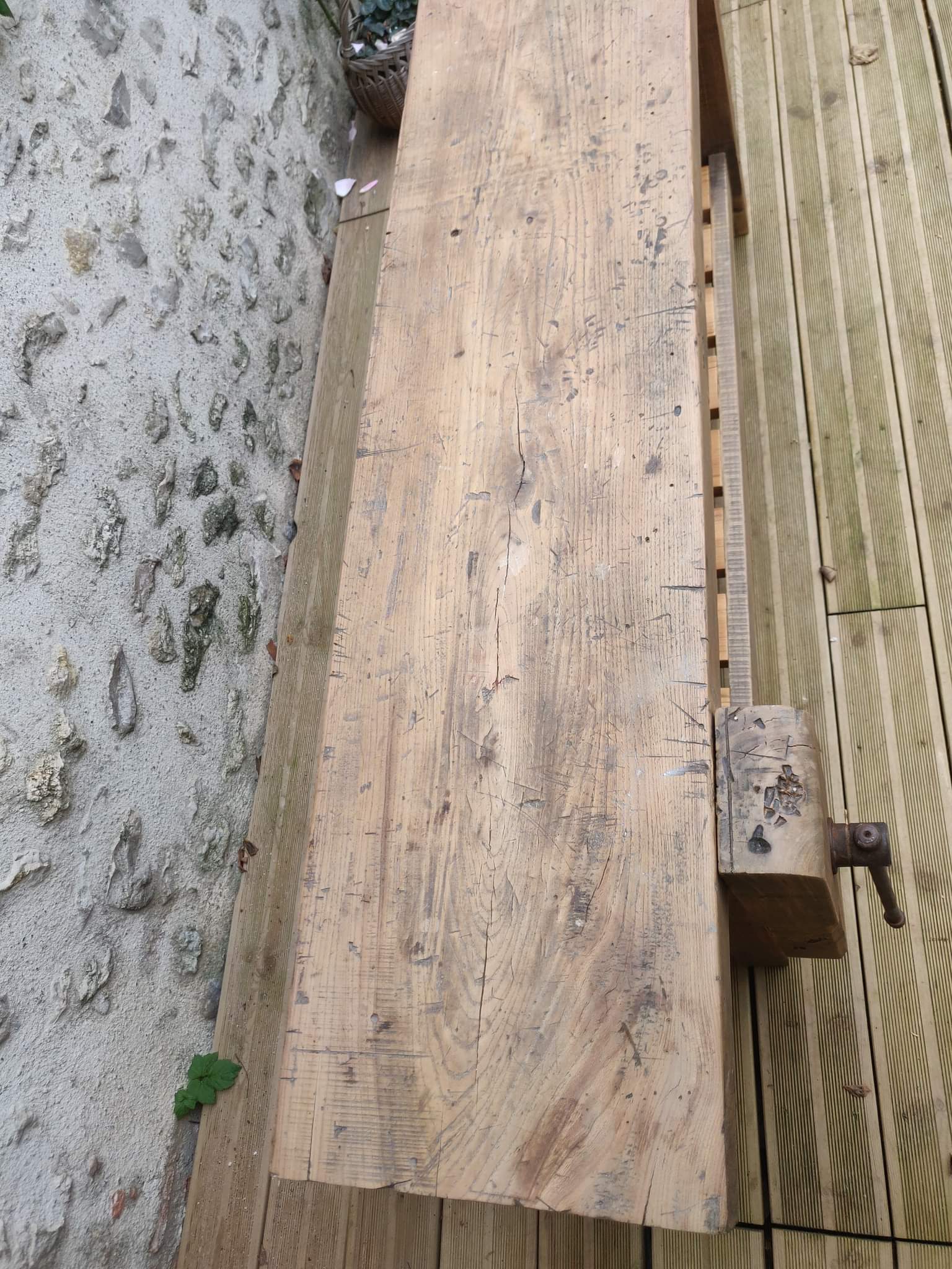 Old workbench renovated