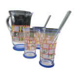 Lemonade service - hand decorated