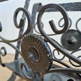 Porte-revues vintage en fonte