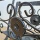 Vintage Iron Cast Magazine Rack: Handmade Gothic Home Decor
