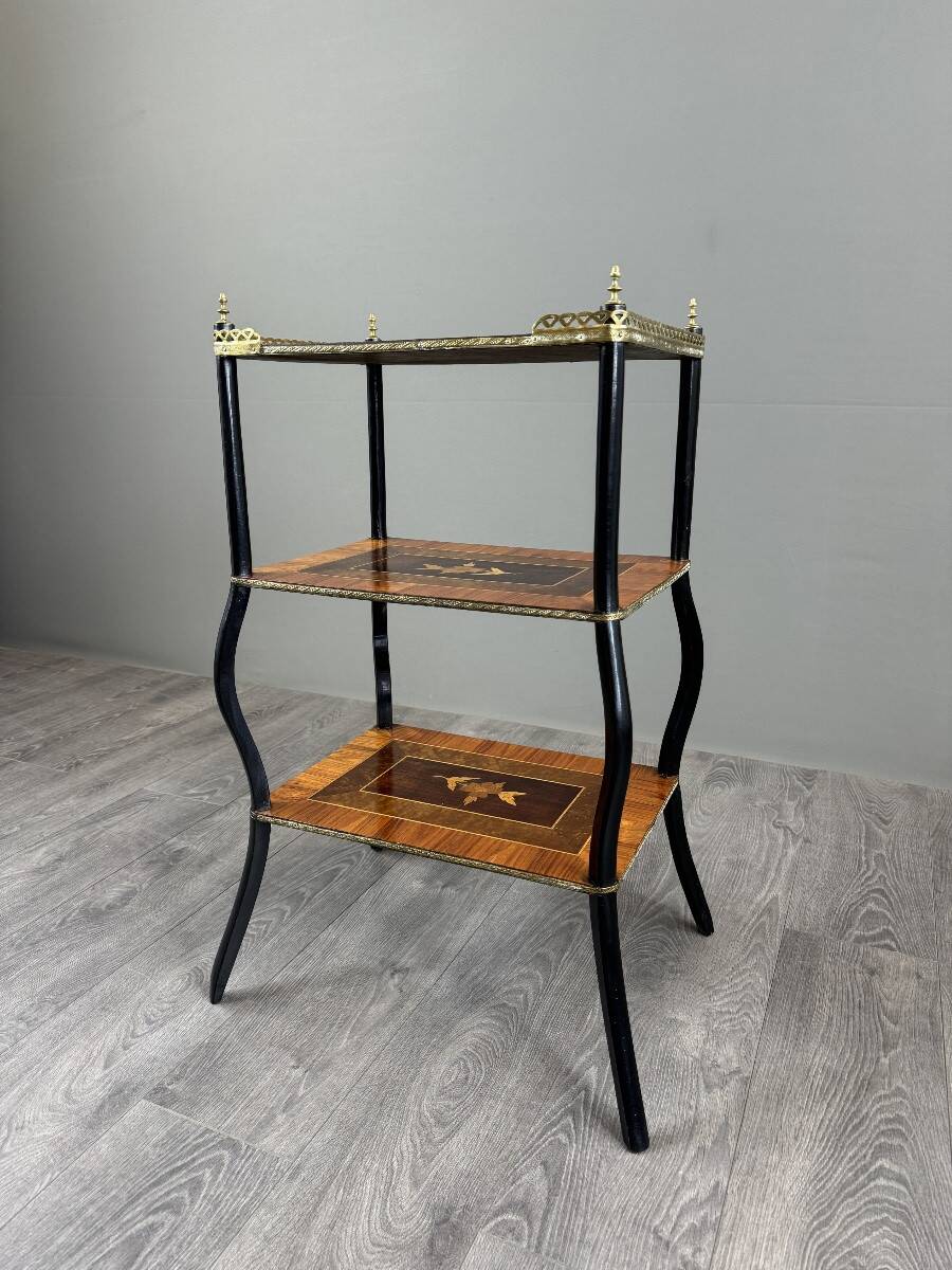 Marquetry shelf, Napoleon III style, 19th century