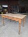 Antique rustic bistro farm table 1900 one drawer - 1m23