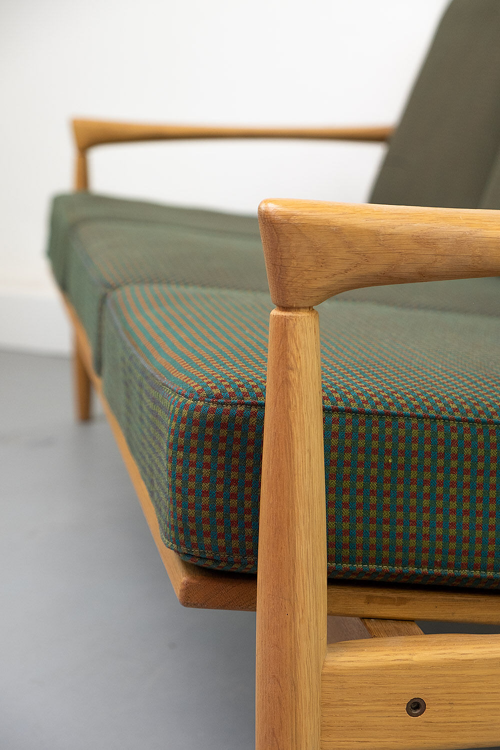 Vintage "Kolding" Sofa in Oak by Erik Wørtz for Ikea, 1960s