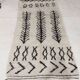 Handmade moroccan berber rug 203 x 94 cm