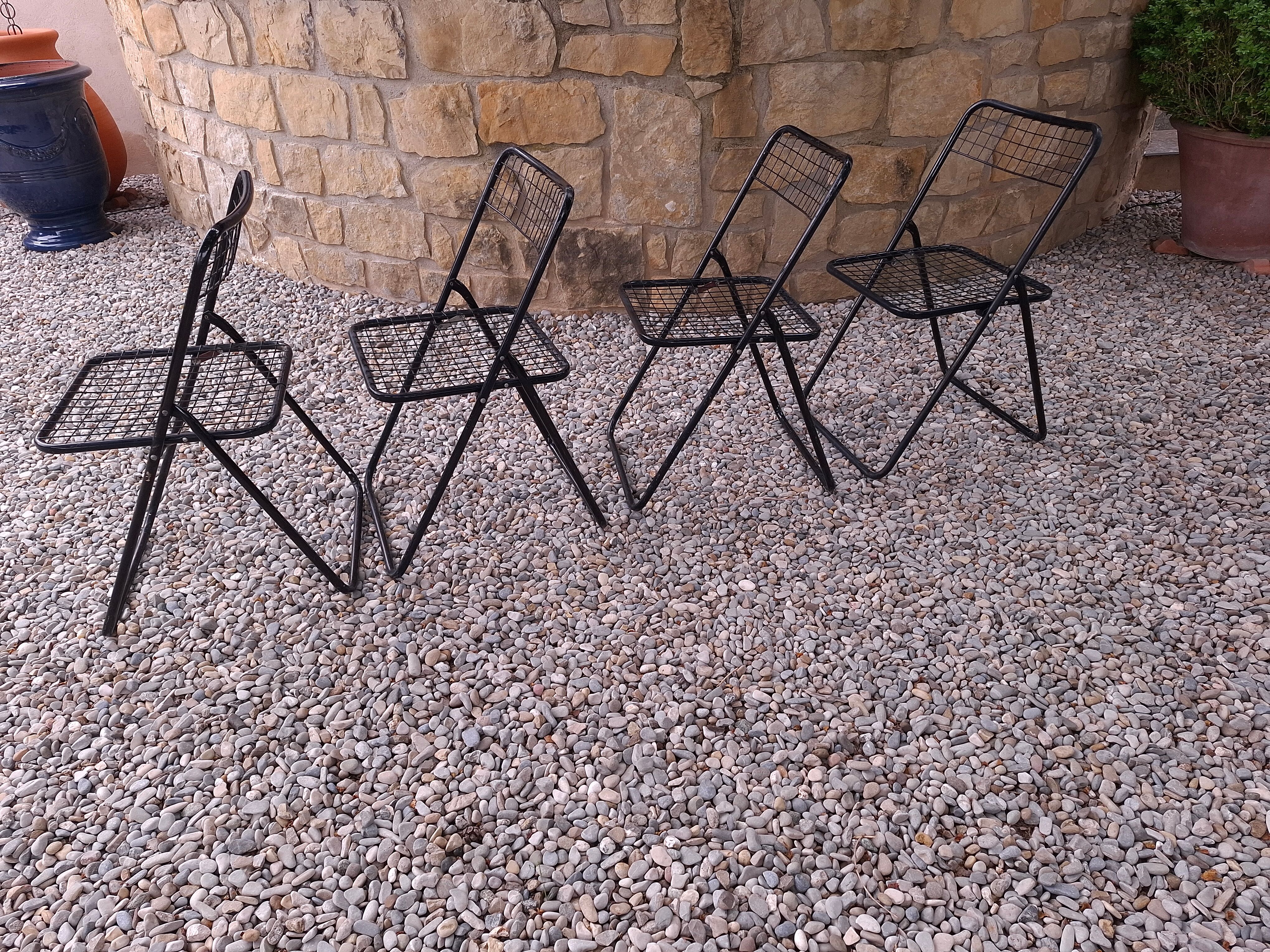 4 chaises pliantes Niels Gammelgaard , Ikea