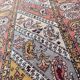 Vintage sinkiang carpet for handmade corridor 90x358 cm