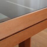 Scandinavian coffee table smoked glass