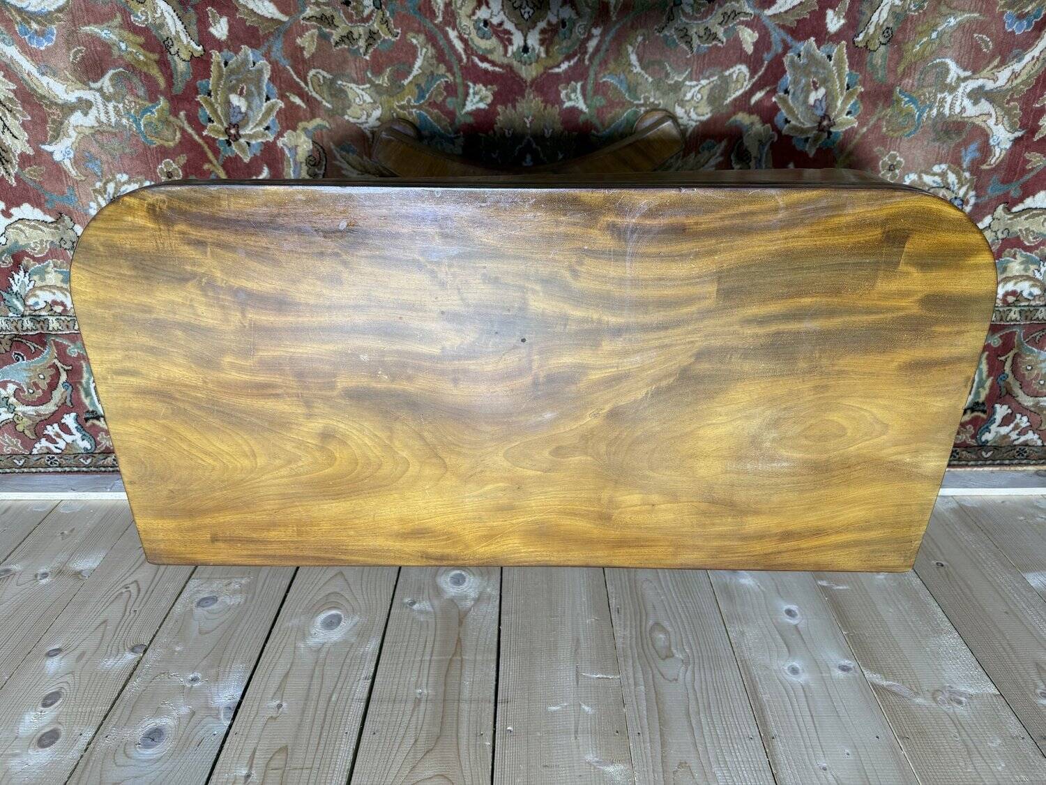 Table à jeux style Anglais - Restauration en noyer