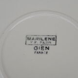 Gien model Marilene round plate diam 28.5 cm