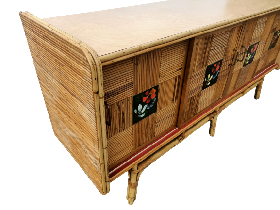 Sideboard in rattan