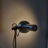 Vintage floor lamp from the mid-century, chrome, presumably 1970s.