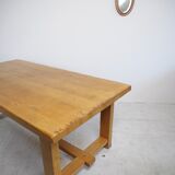 Solid oak farmhouse table