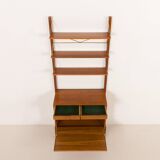 Poul Cadovius free standing wall unit for Cado, 1960s