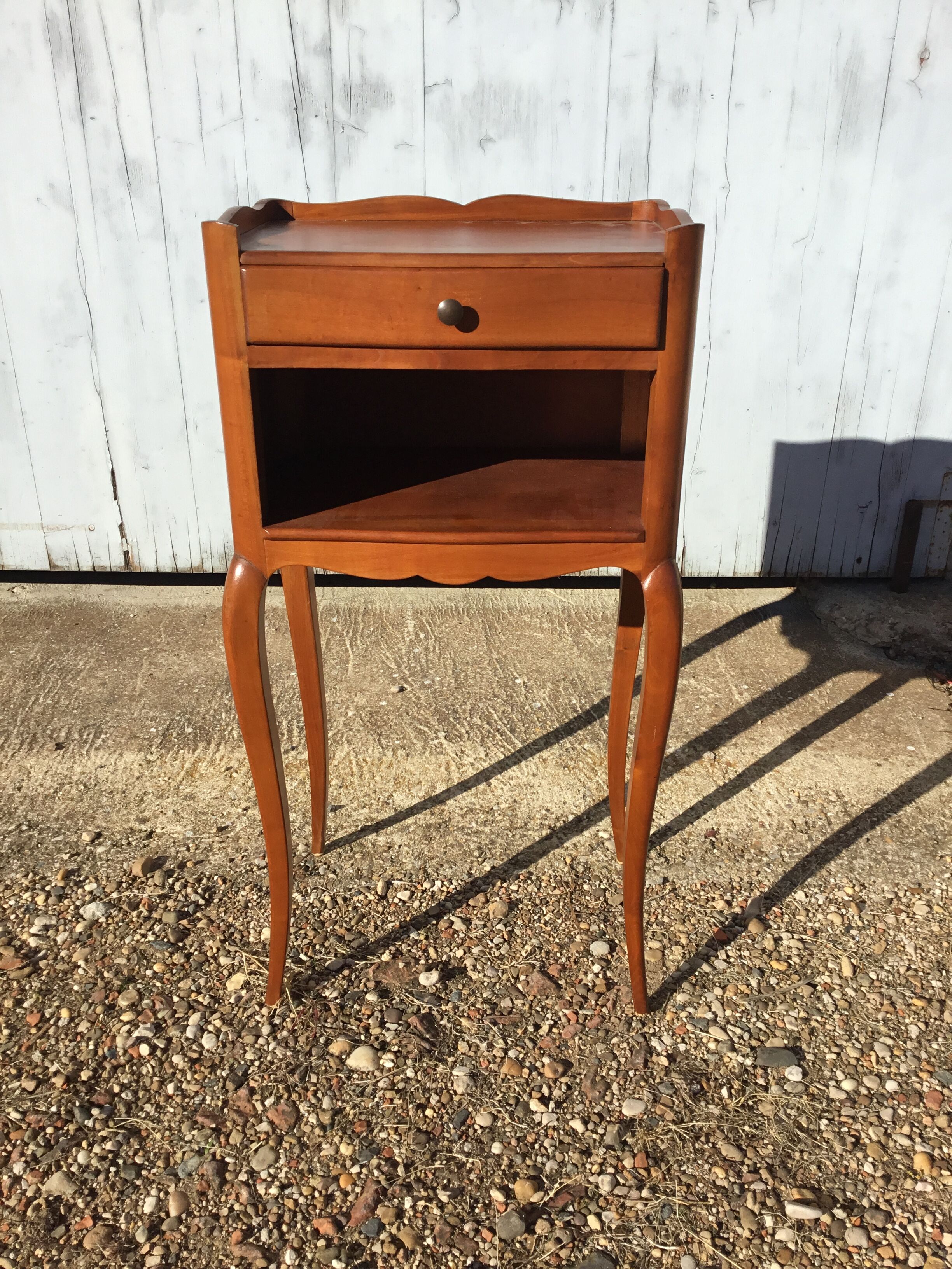 Bedside in cherry Louis XV