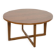 Round mid-century teak coffee table from Remploy, United Kingdom, 1970s