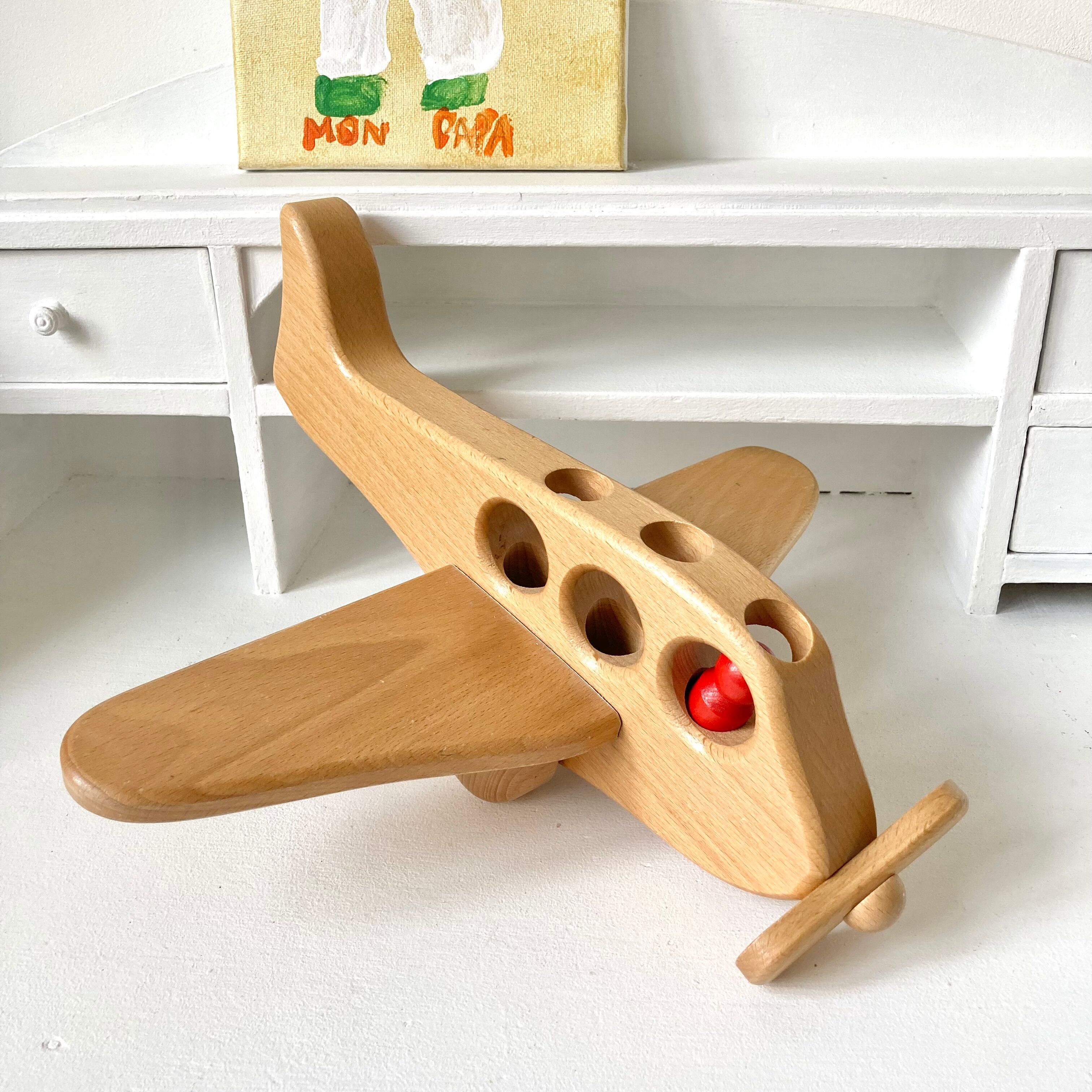 Vintage wooden airplane