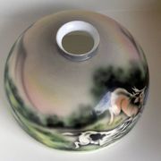 Suspension in vintage opaline.