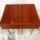 Pair of nightstands vintage teak Scandinavian style