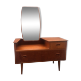 Scandinavian hairdresser in the 1960s teak veneer