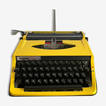 Machine à écrire Brother Deluxe800 vintage 70's + ruban NEUF
