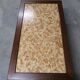 Table basse bois & loupe d'orme vintage 70/80