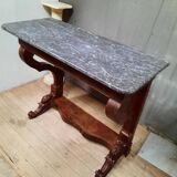 Nineteenth mahogany console