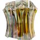 Venini wall lamp in iridescent glass, Italy 1970