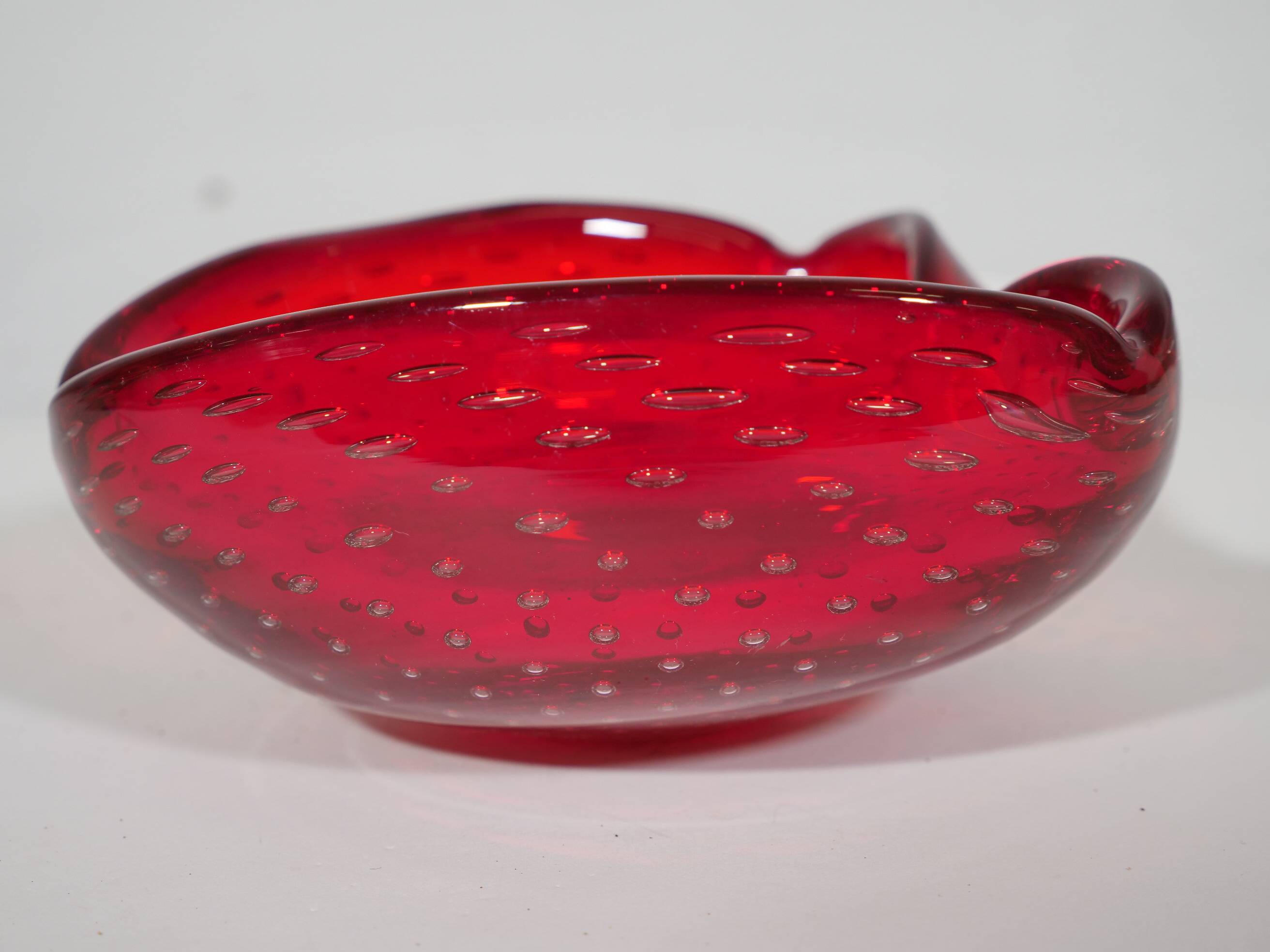 Carlo scarpa venini murano glass bowl